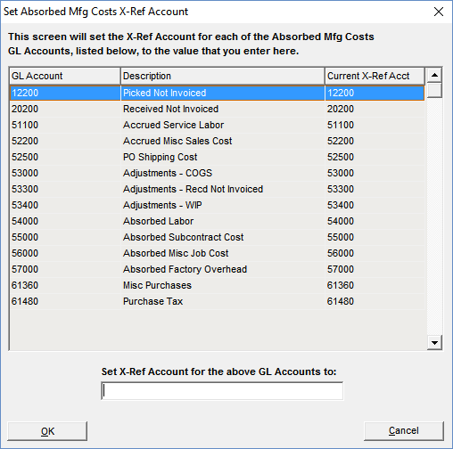 Menu_GL_Setup_COA_Mfgxref