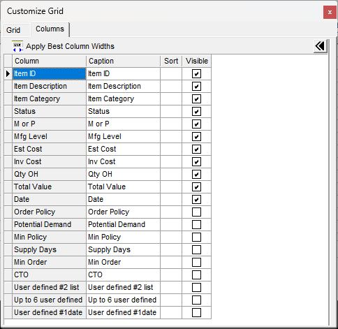 Menu_Inventory_Analysis_InventoryValueSummary_DrillThru_Customize