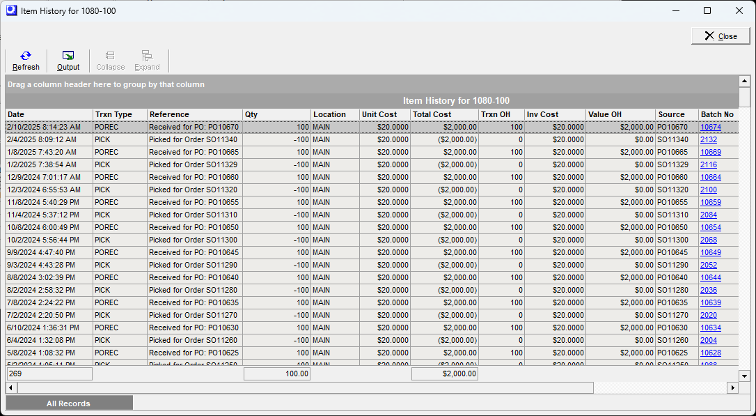 Menu_Inventory_Analysis_InventoryValueSummary_DrillThru_ItemHistory