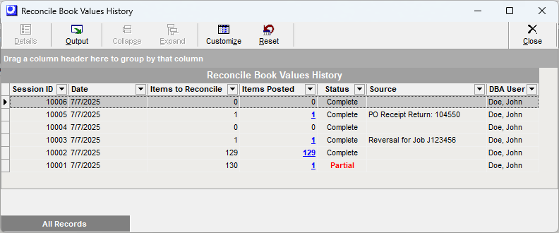 Menu_Inventory_ReconcileBookValues_History
