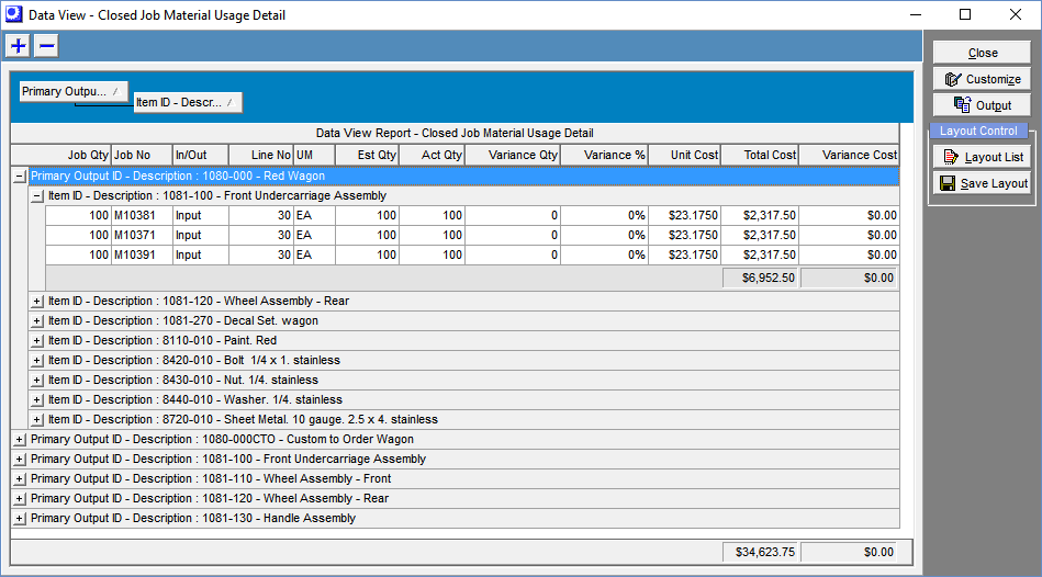 Menu_Jobs_DataViews_ClosedJobMaterialUsage