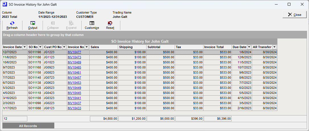 SalesAnalysisCustomerDrillThru