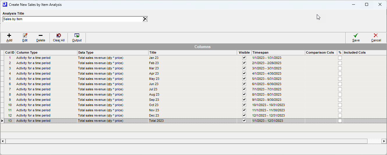 SettingsScreenColumnsDefined